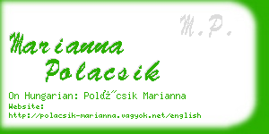 marianna polacsik business card